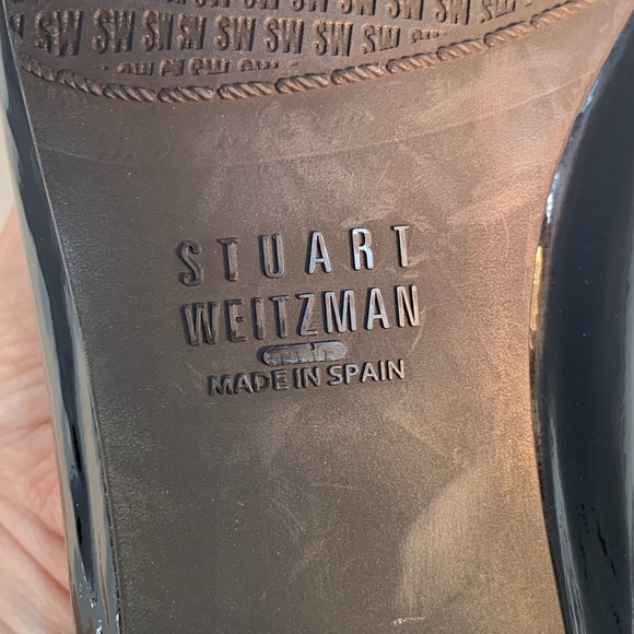 NWOT! Stuart Weitzman Patent Leather Dress Flats - Picture 5 of 7